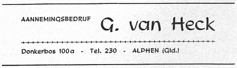 Adv. G. van Heck