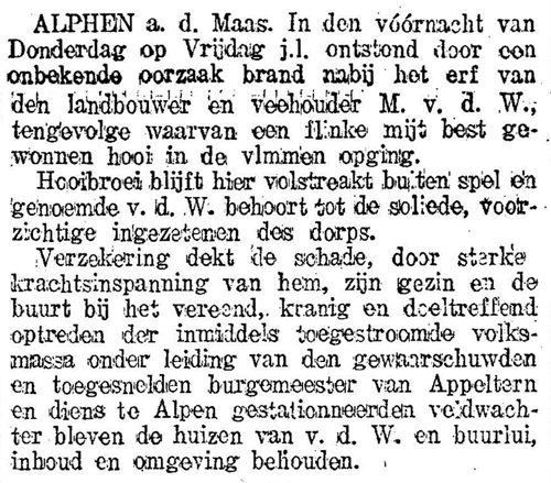 Brand Alphen