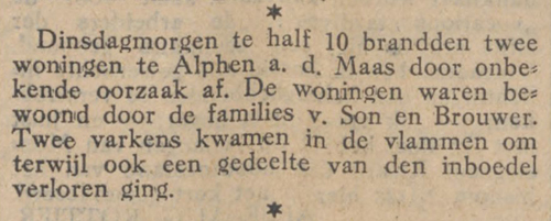 Brand Alphen