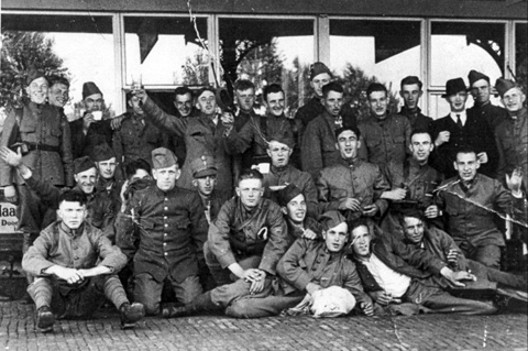 Soldaten onderweg