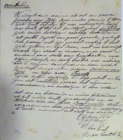 Brief bewoners Greffeling