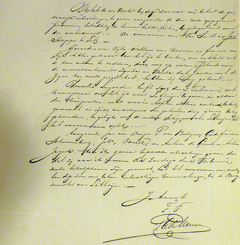 Brief burg. de Leeuw