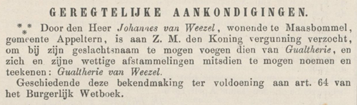 Naamswijziging