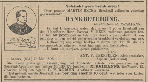 Breukzalf advertentie
